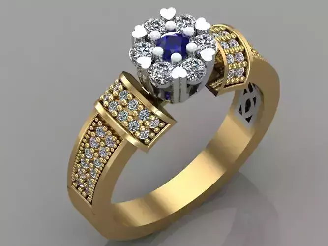GC GOLD TW0121- Diamond ring 