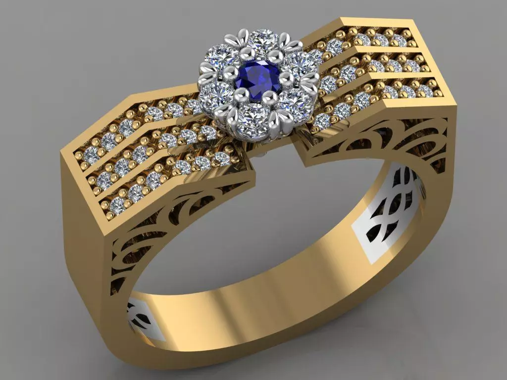GC GOLD TW0123- Diamond ring 3D print model_0