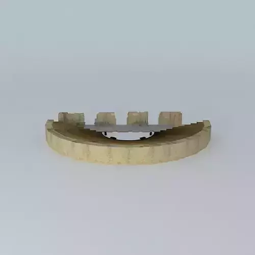 Roman theater in Regina Casas de Reina Free 3D model