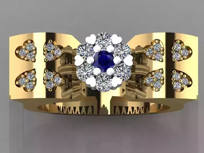 GC GOLD TW0126- Diamond ring 