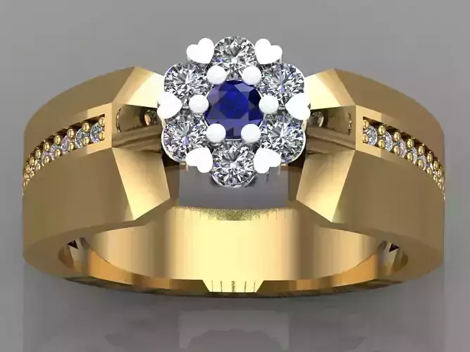 GC GOLD TW0127- Diamond ring 