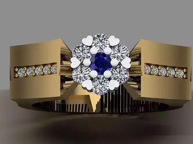 GC GOLD TW0128- Diamond ring 