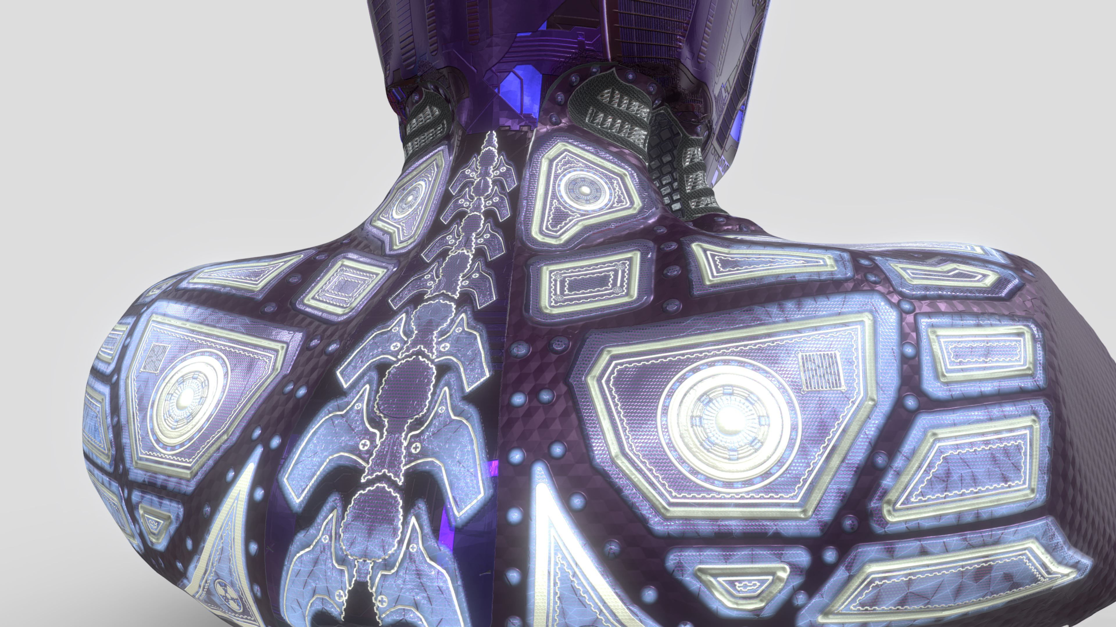 Superfuntimes Android Bust 3D model_8