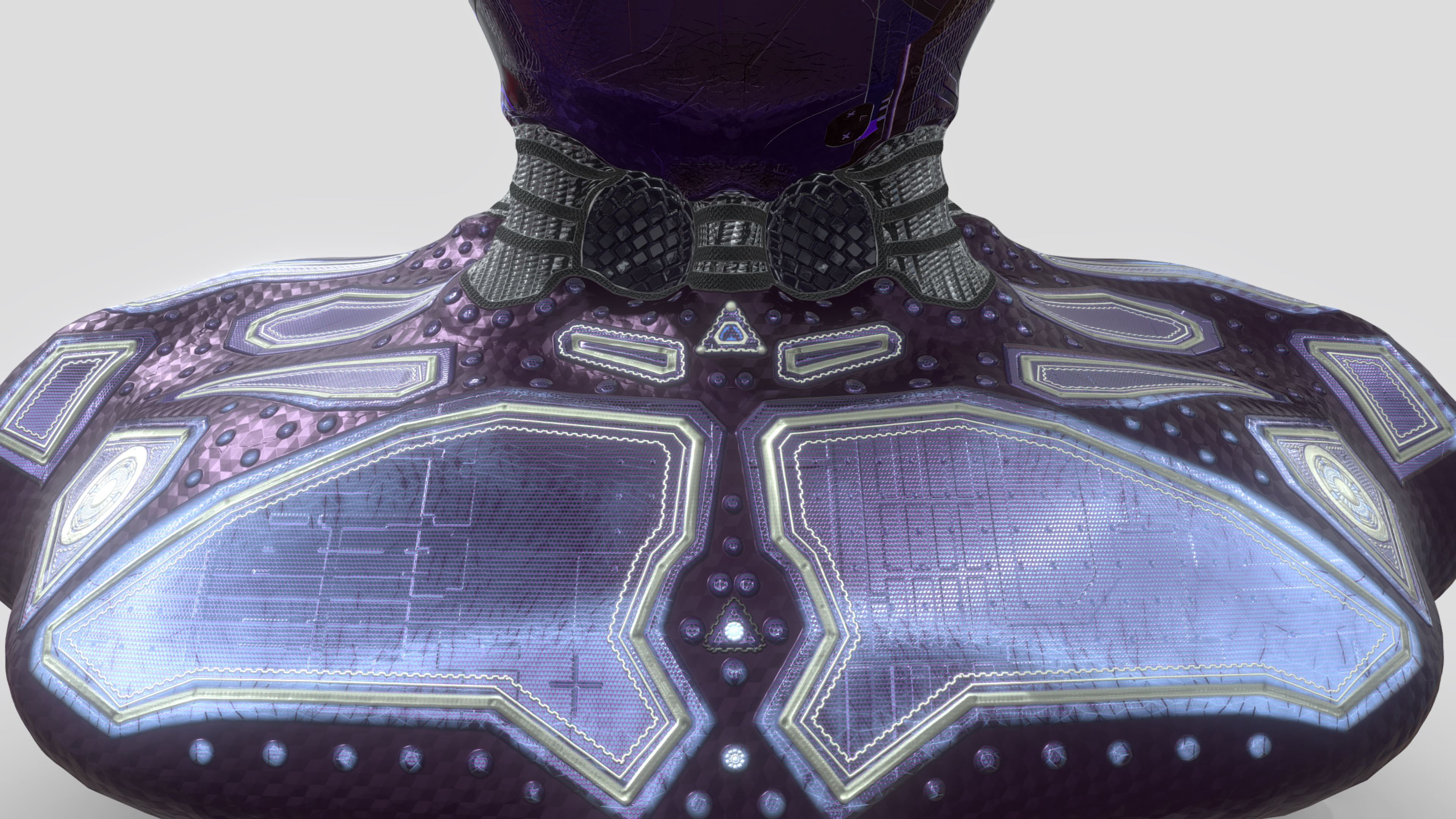 Superfuntimes Android Bust 3D model_9