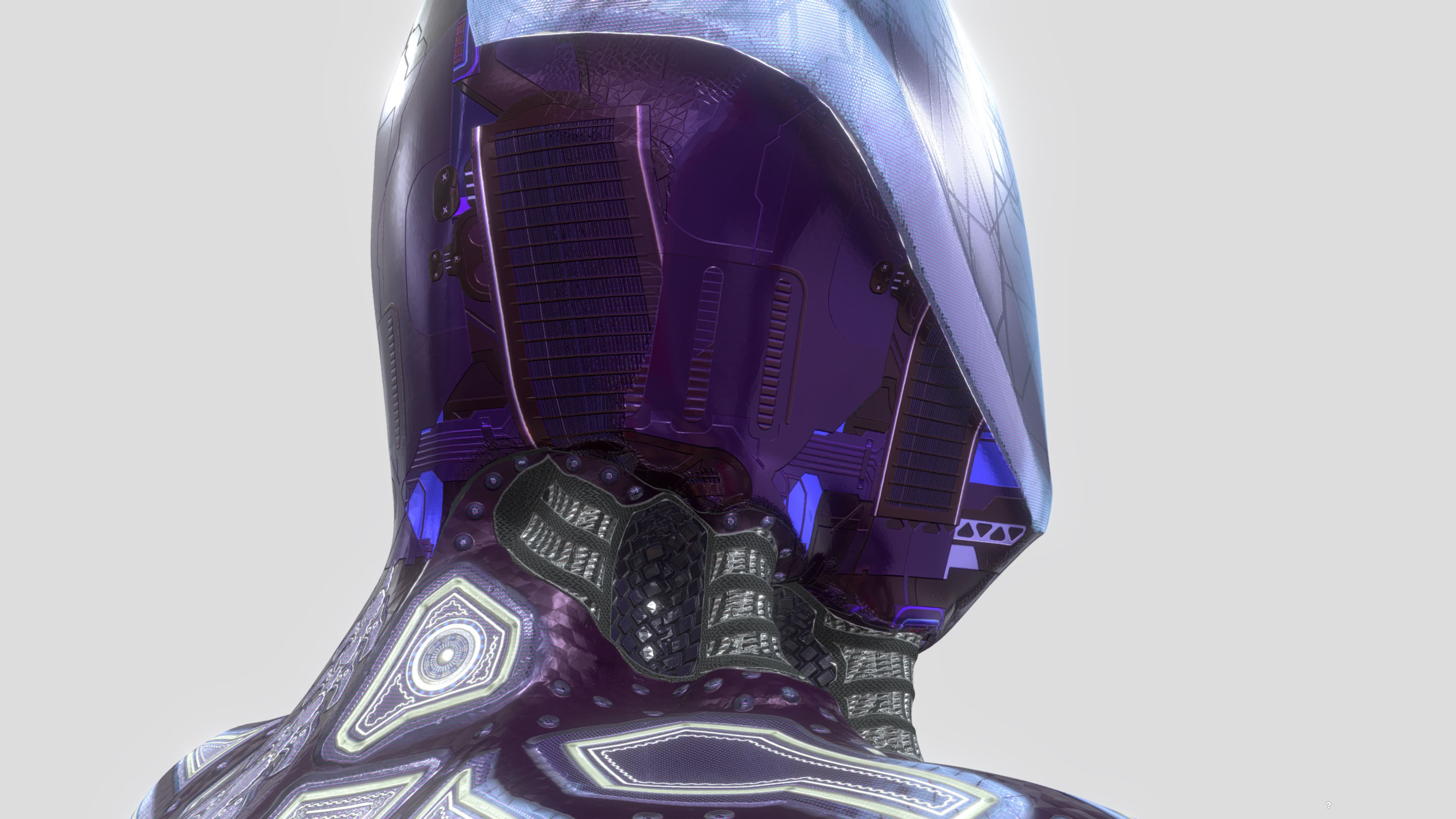 Superfuntimes Android Bust 3D model_7