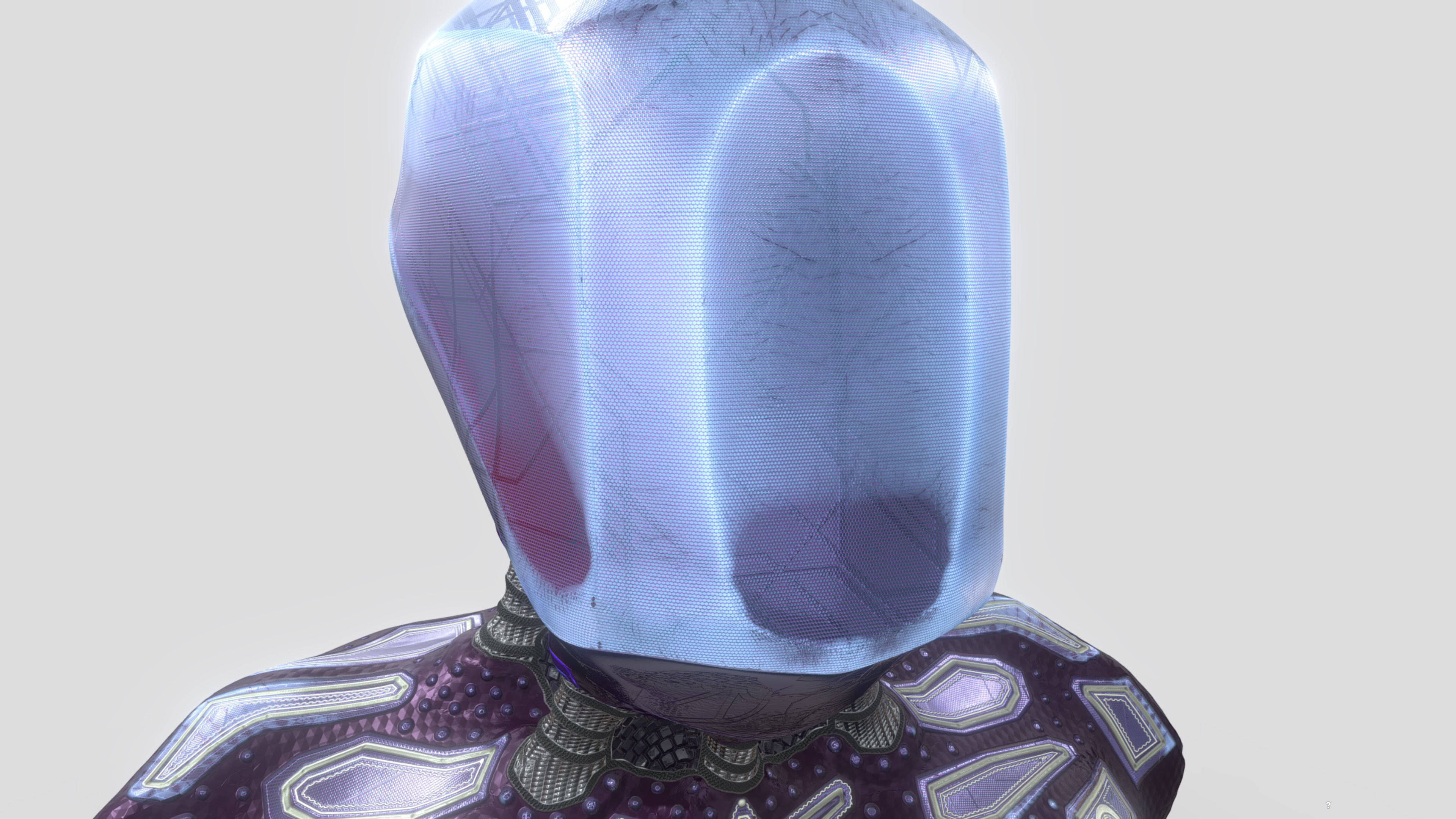 Superfuntimes Android Bust 3D model_10