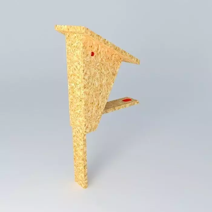 Bluebird House Peterson modified Free 3D model