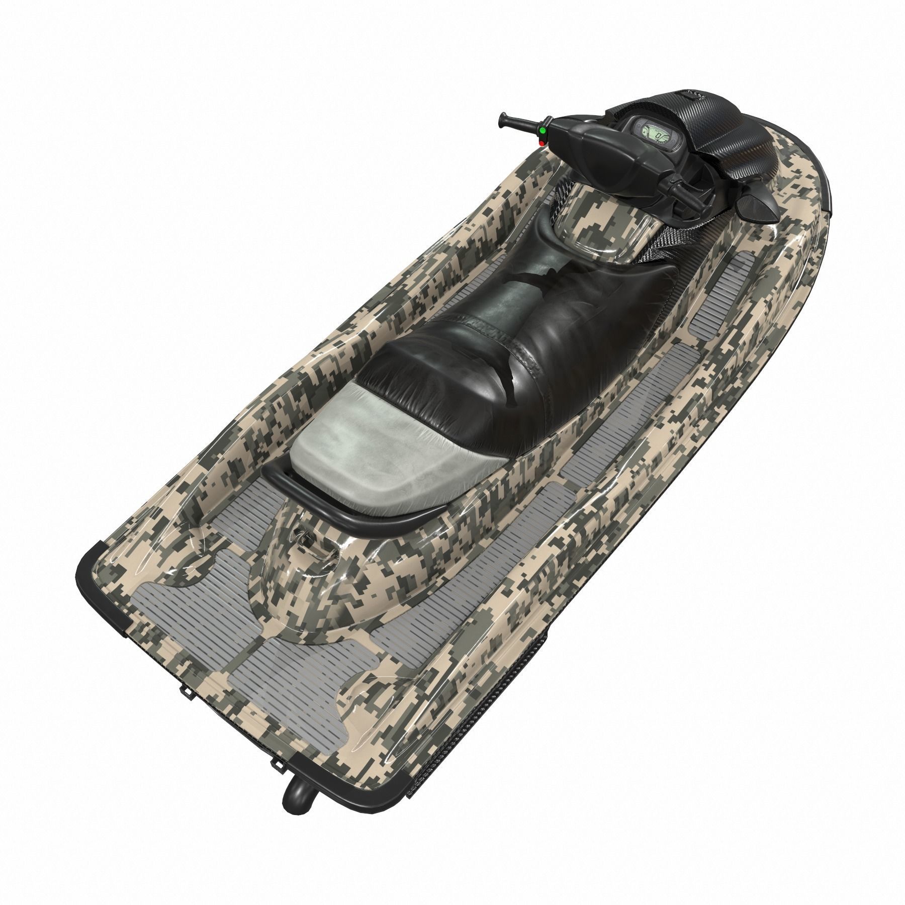 KAWASAKI JET SKI STX-15F Low-poly 3D model_26