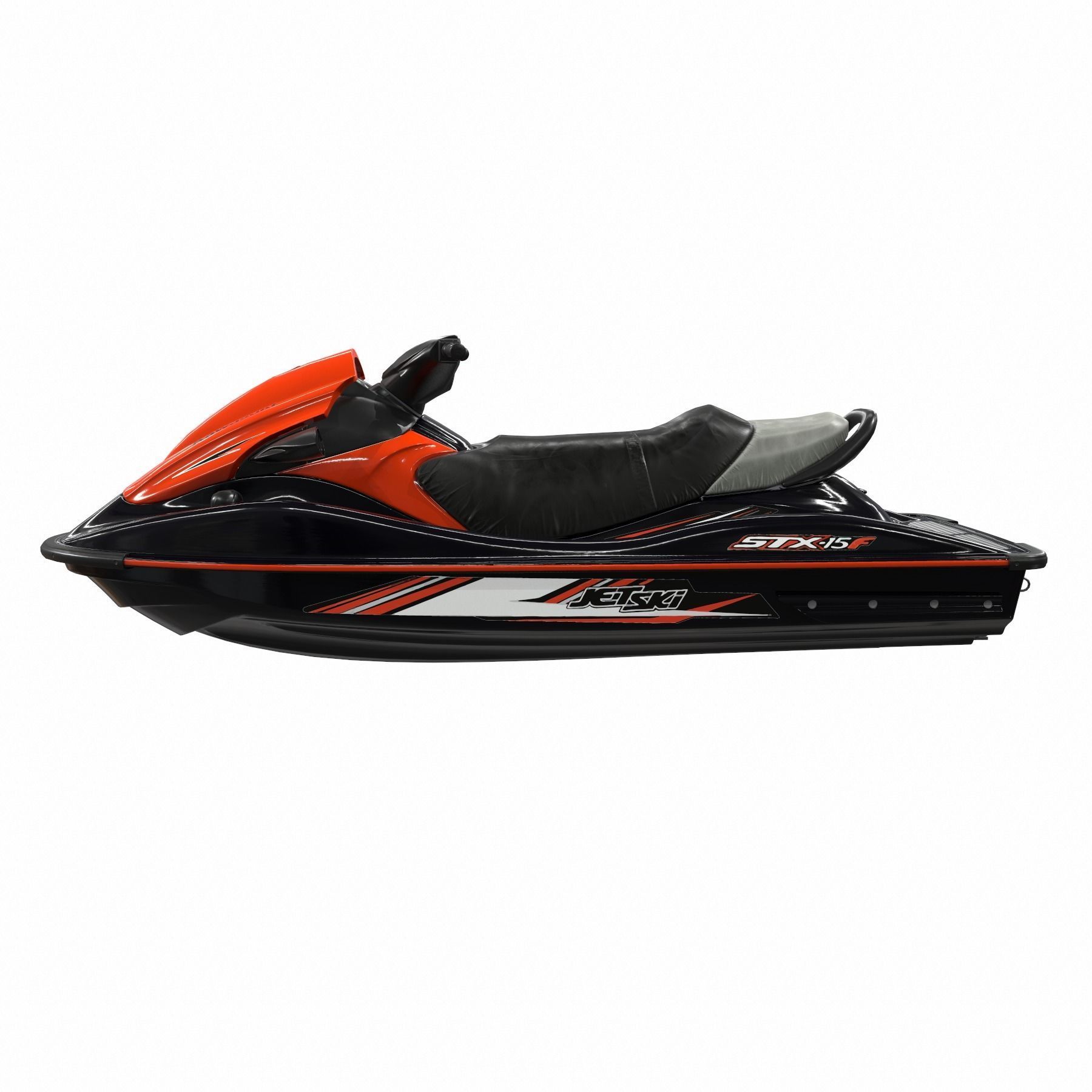 KAWASAKI JET SKI STX-15F Low-poly 3D model_16