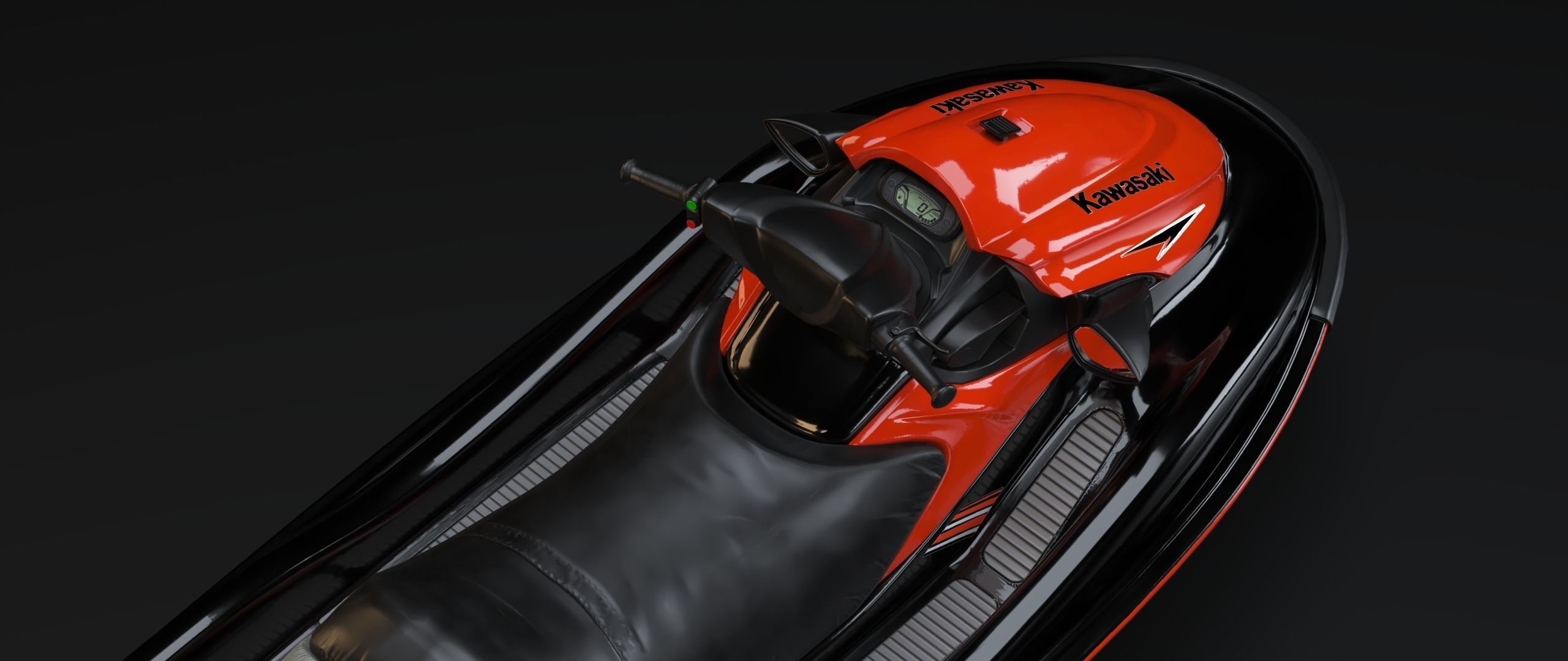 KAWASAKI JET SKI STX-15F Low-poly 3D model_38