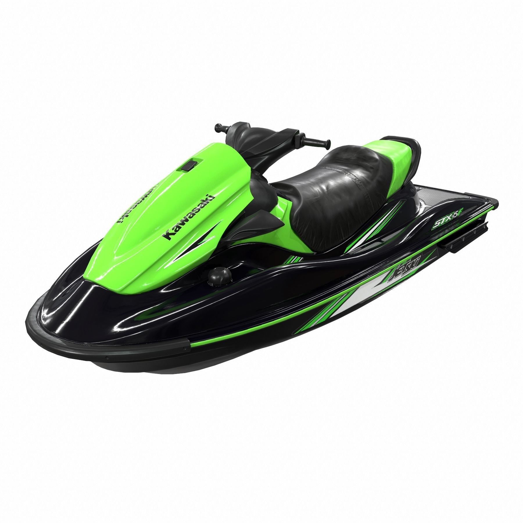 KAWASAKI JET SKI STX-15F Low-poly 3D model_5