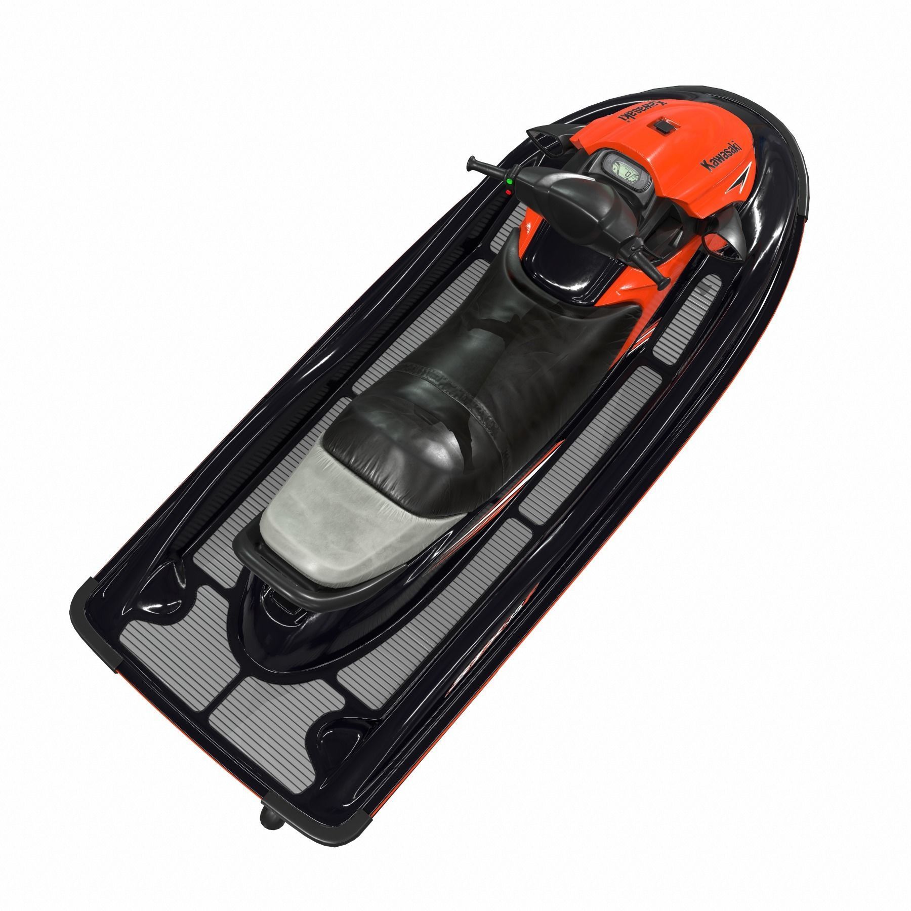 KAWASAKI JET SKI STX-15F Low-poly 3D model_19