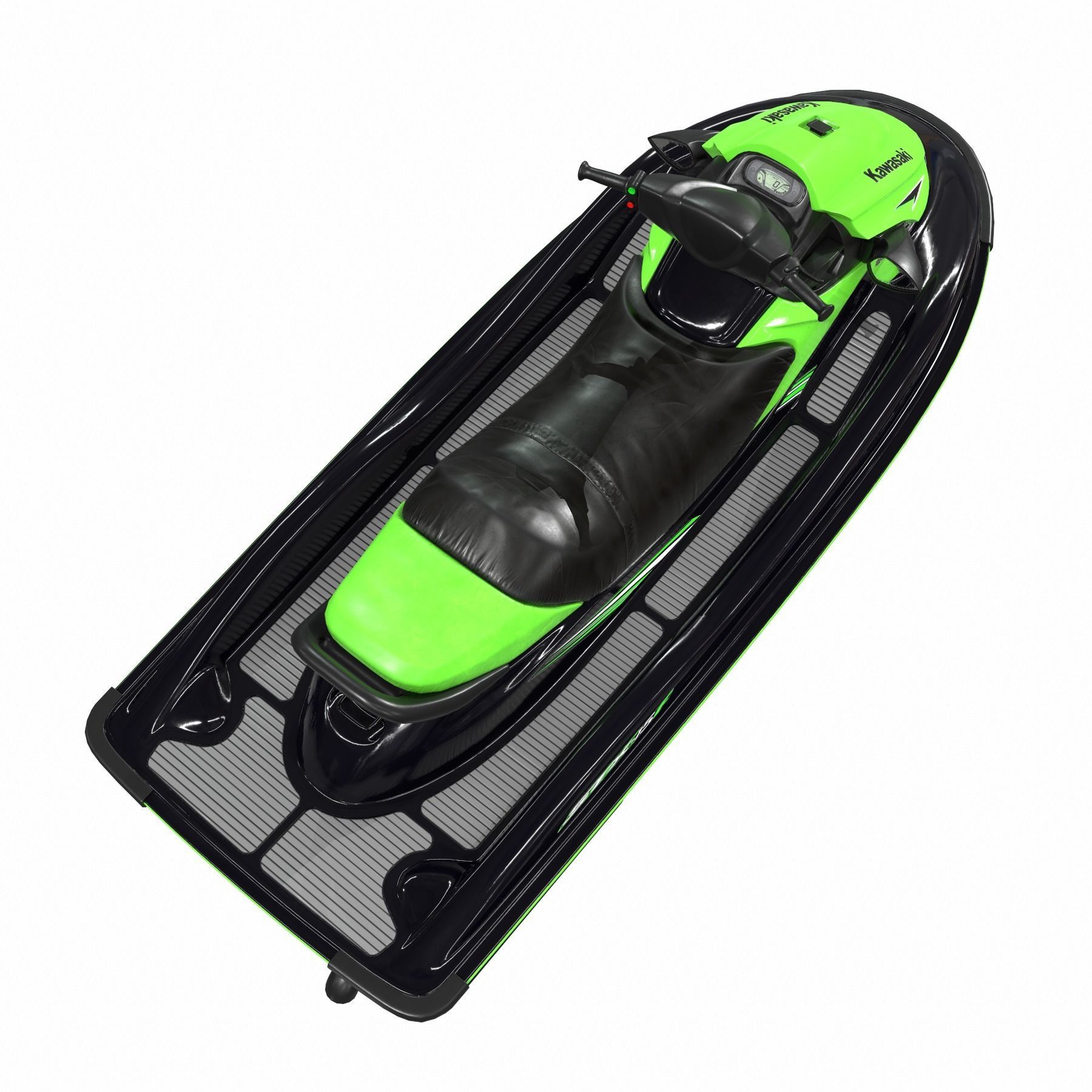 KAWASAKI JET SKI STX-15F Low-poly 3D model_8