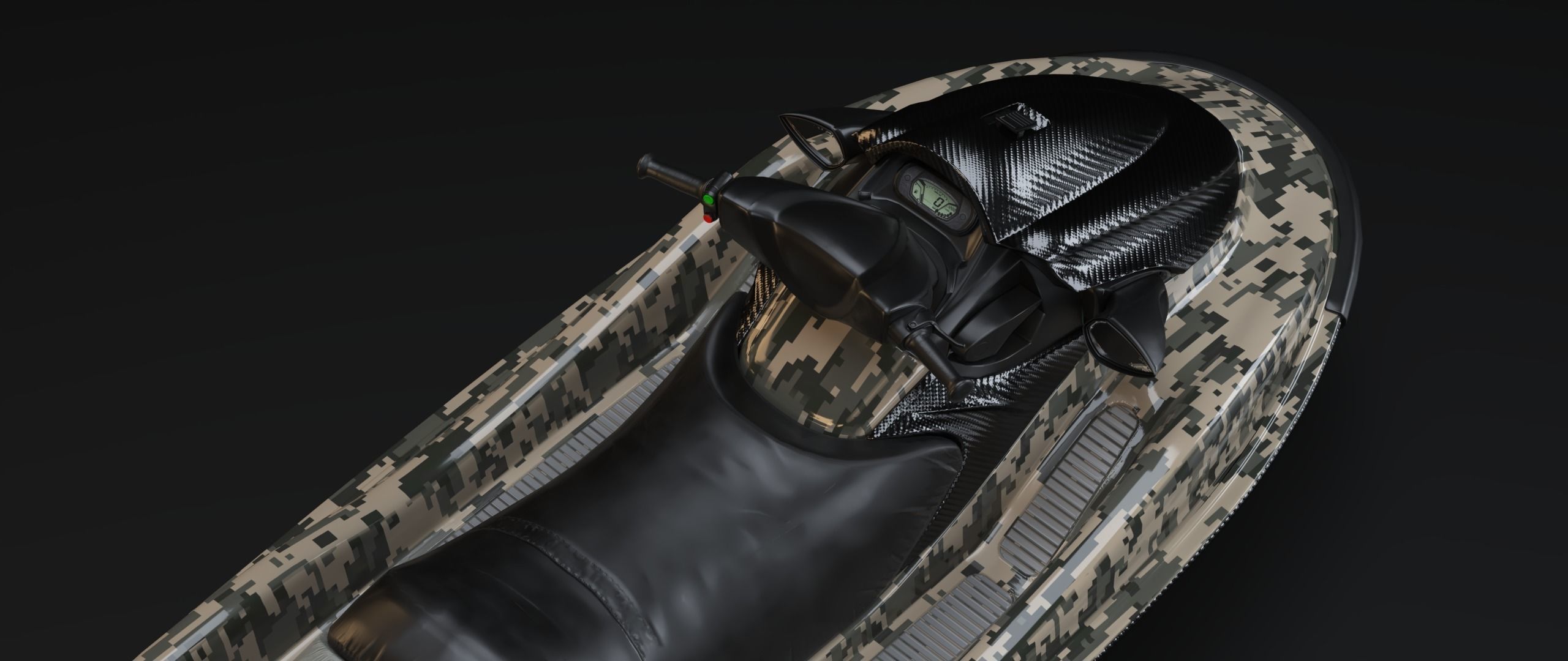 KAWASAKI JET SKI STX-15F Low-poly 3D model_43