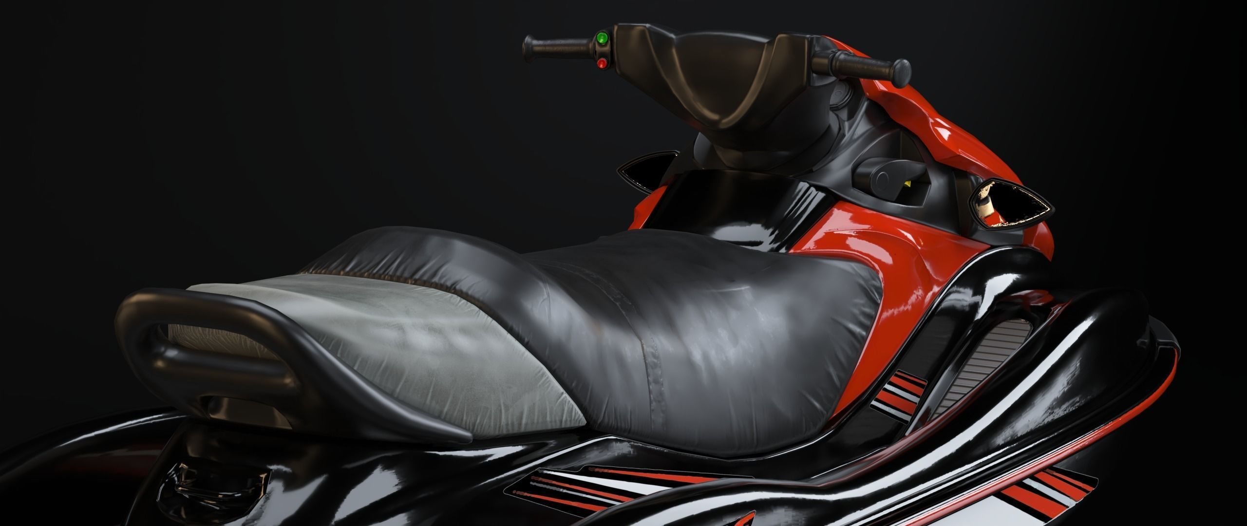 KAWASAKI JET SKI STX-15F Low-poly 3D model_39