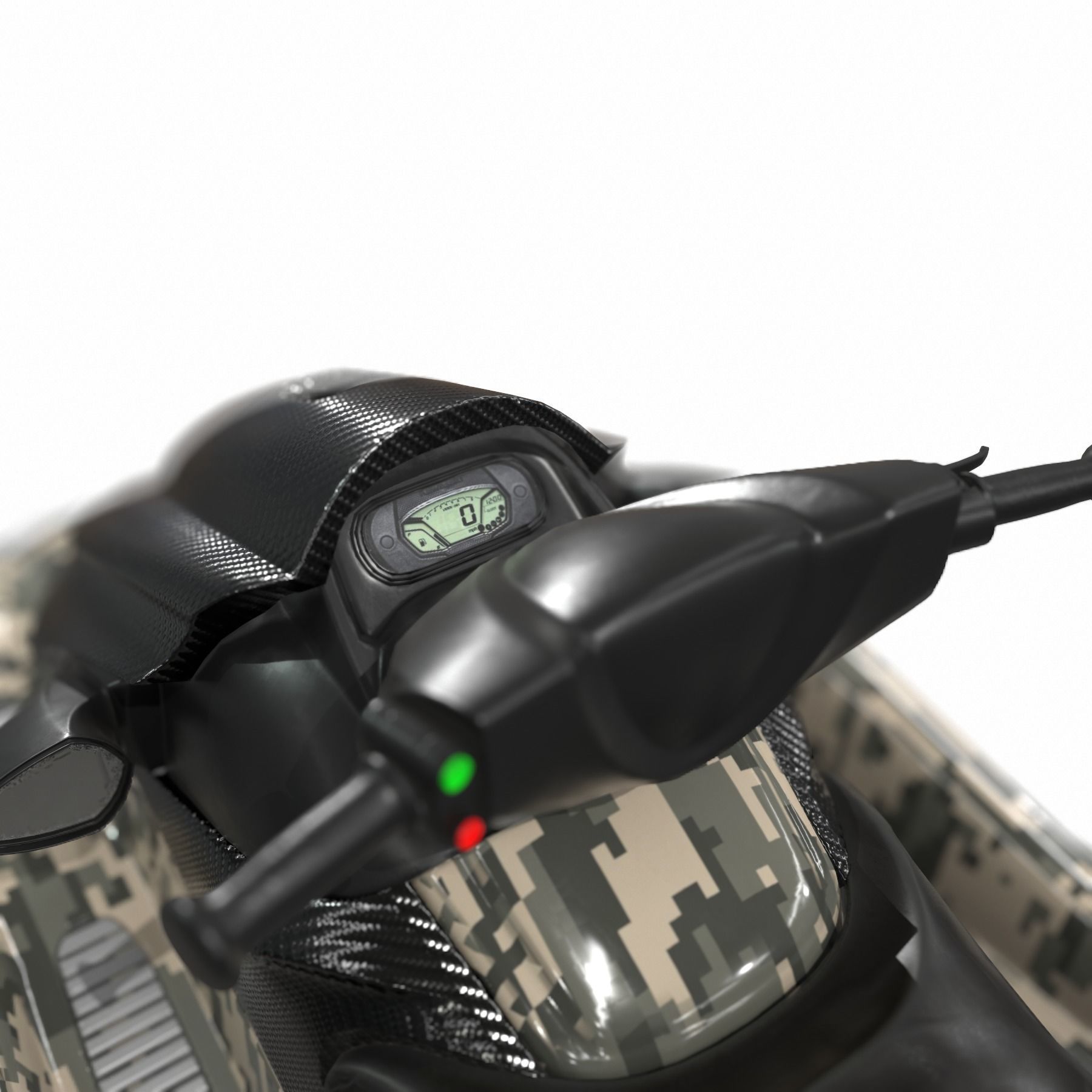 KAWASAKI JET SKI STX-15F Low-poly 3D model_24