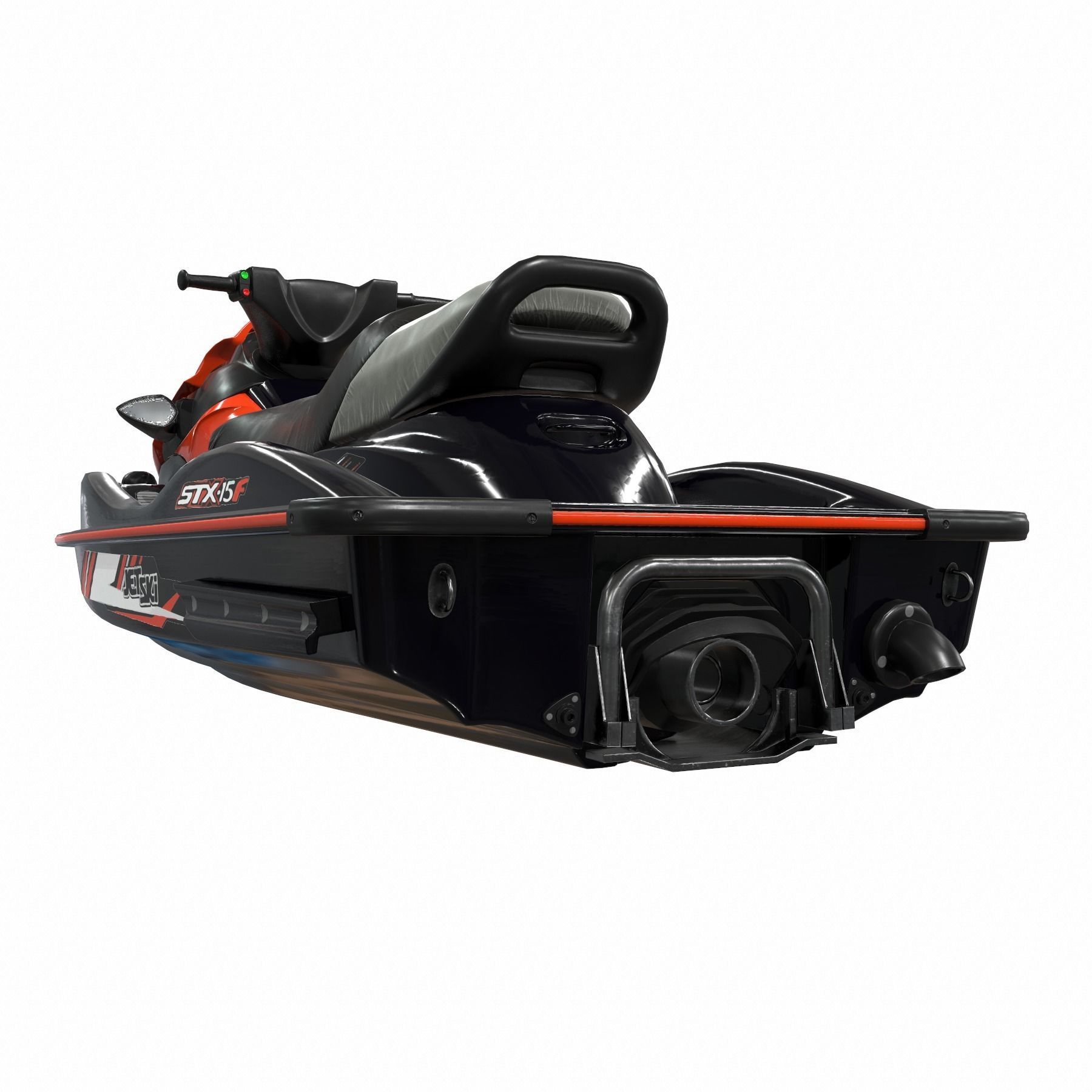 KAWASAKI JET SKI STX-15F Low-poly 3D model_4