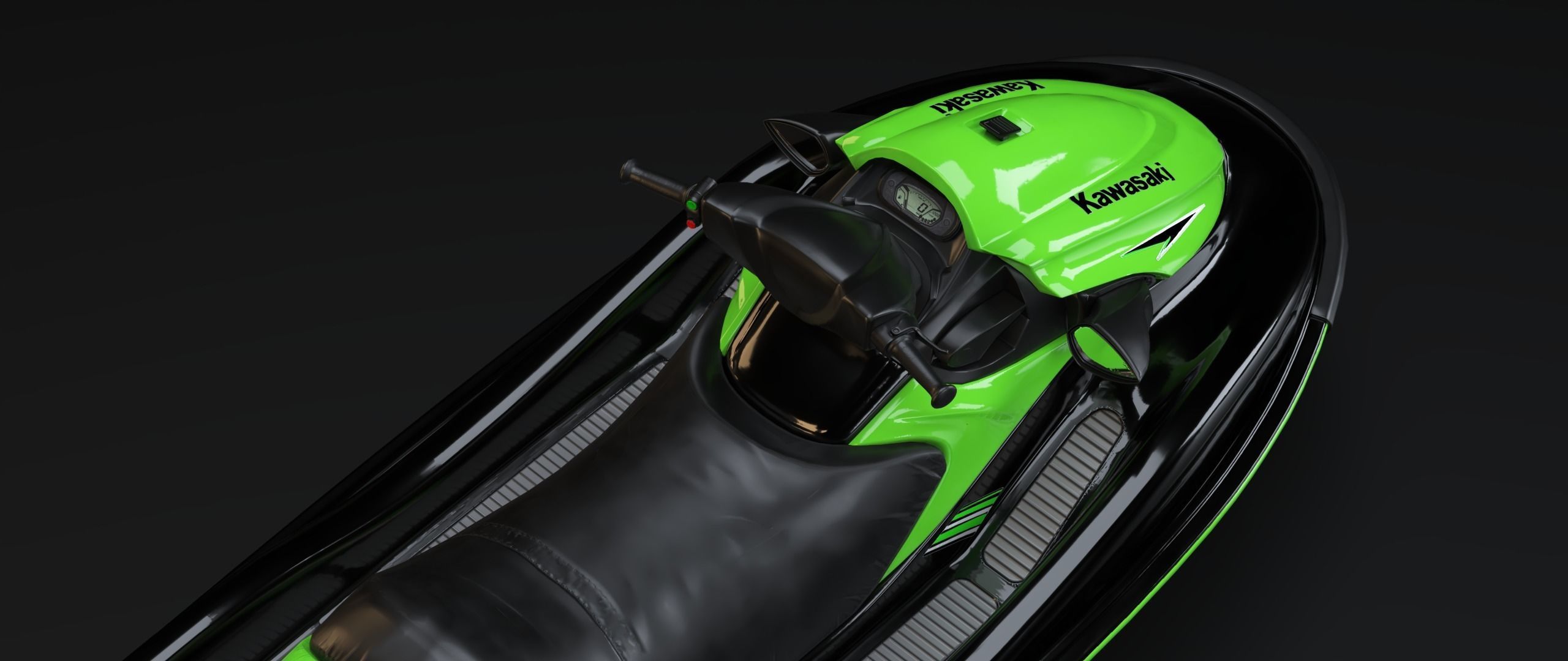 KAWASAKI JET SKI STX-15F Low-poly 3D model_33