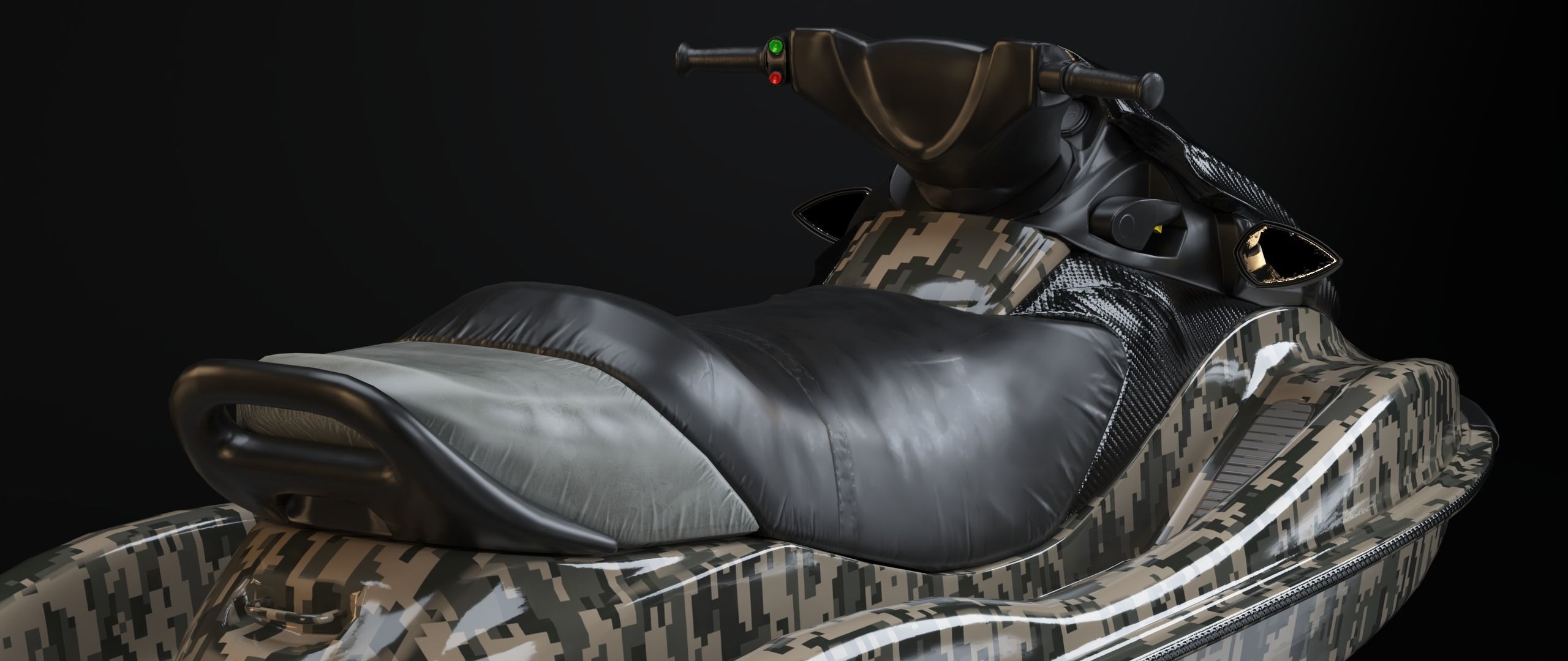 KAWASAKI JET SKI STX-15F Low-poly 3D model_44