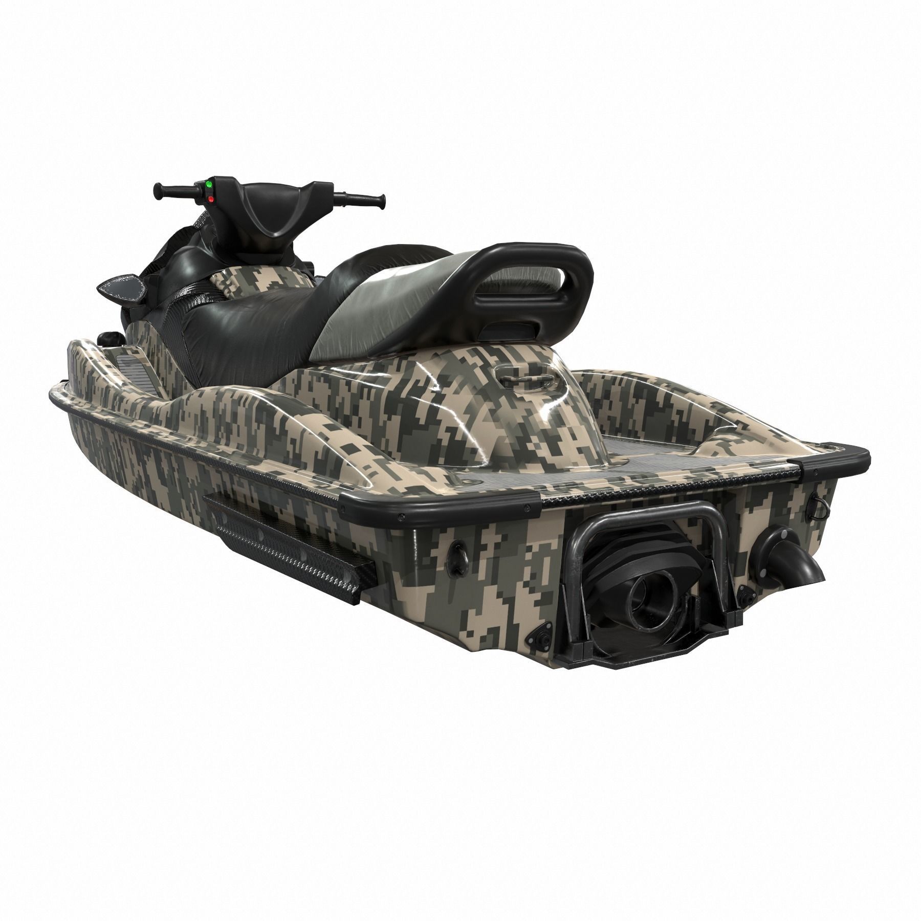 KAWASAKI JET SKI STX-15F Low-poly 3D model_25