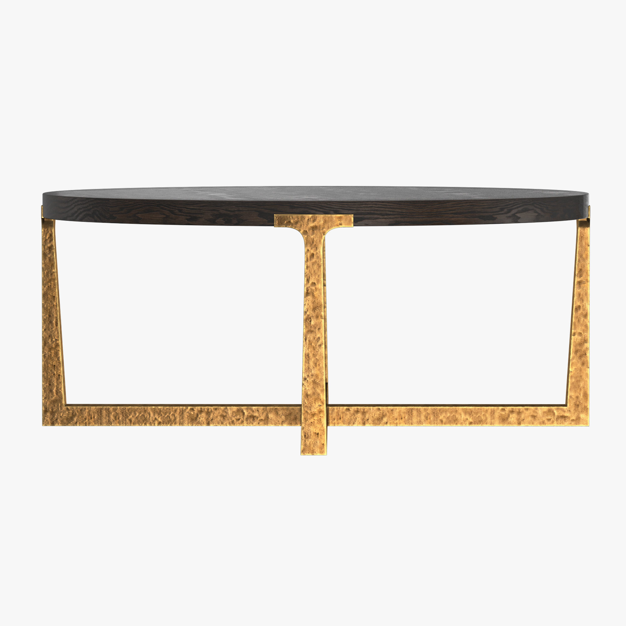 T-BRACE ROUND COFFEE TABLE 3D model_4