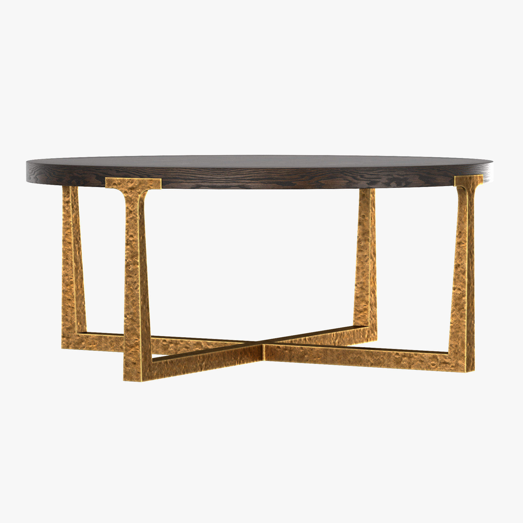 T-BRACE ROUND COFFEE TABLE 3D model_3