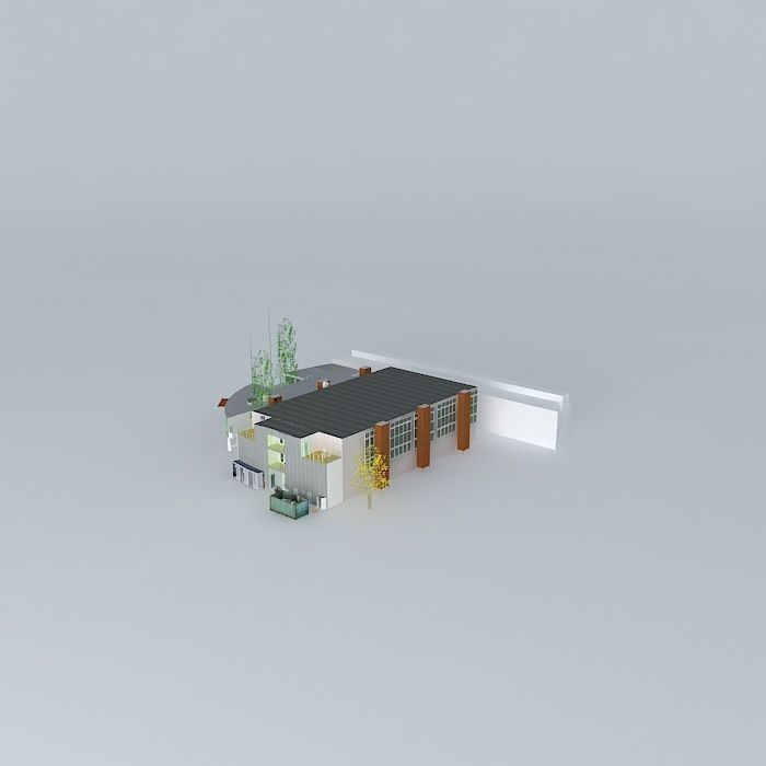 ITECH LYON Engineering School Free 3D model_2
