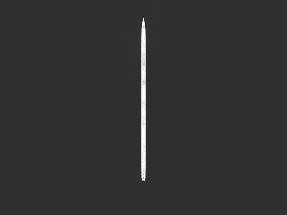 Hollow Star Fire 2d 3D Decoration Low-poly 3D model_19