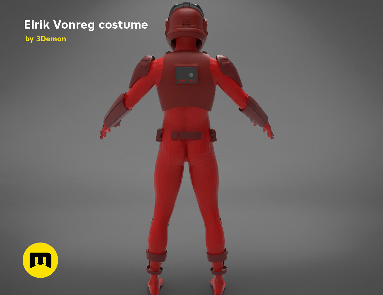 Elrik Vonreg armor  3D print model_39