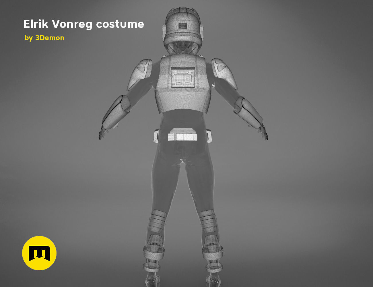 Elrik Vonreg armor  3D print model_31