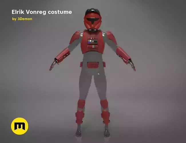 Elrik Vonreg armor  3D print model
