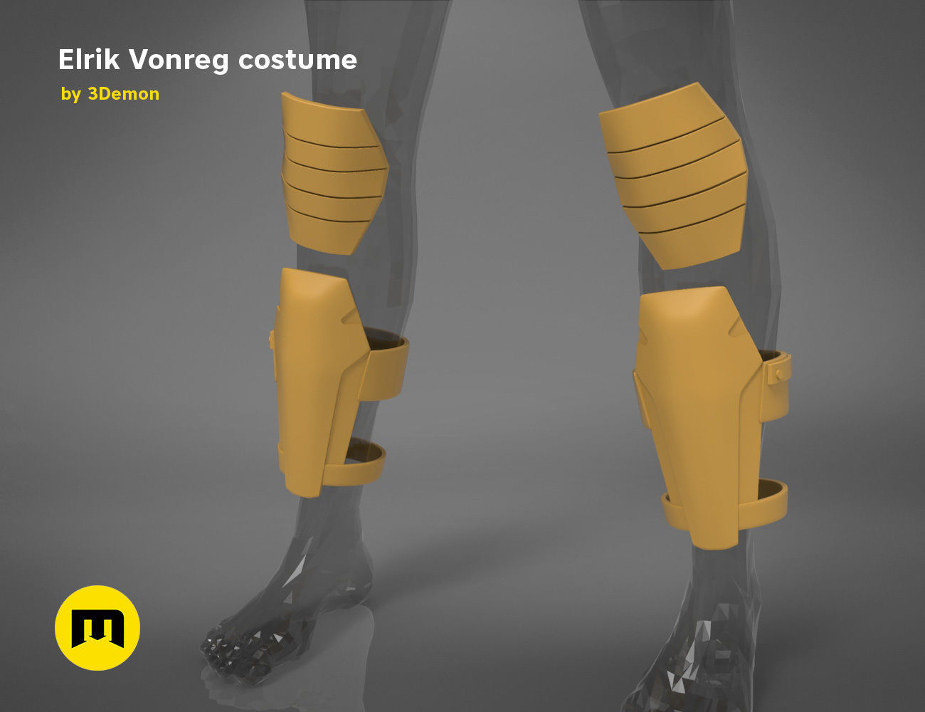 Elrik Vonreg armor  3D print model_25