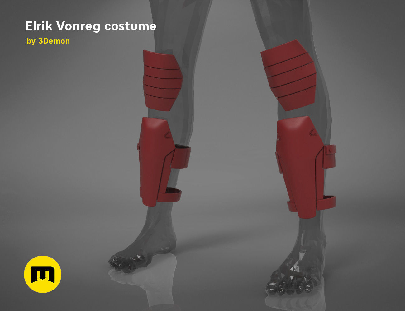Elrik Vonreg armor  3D print model_12