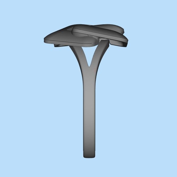 Women Ring geometric with rhombuses 3dm stl 3D print model 3D print model_39