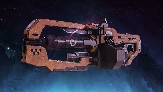 super gun 3D model