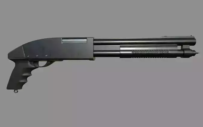 Shotgun - Resident Evil 2 3D model