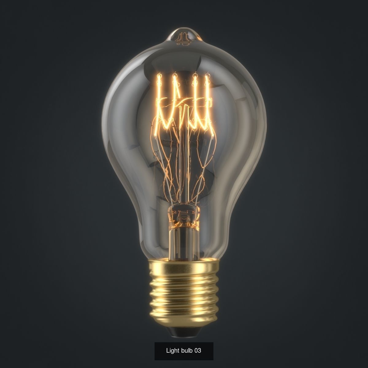 Light bulbs 3D Model Collection_4