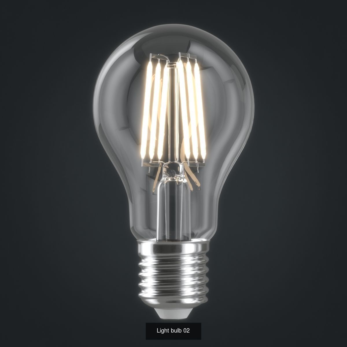 Light bulbs 3D Model Collection_3