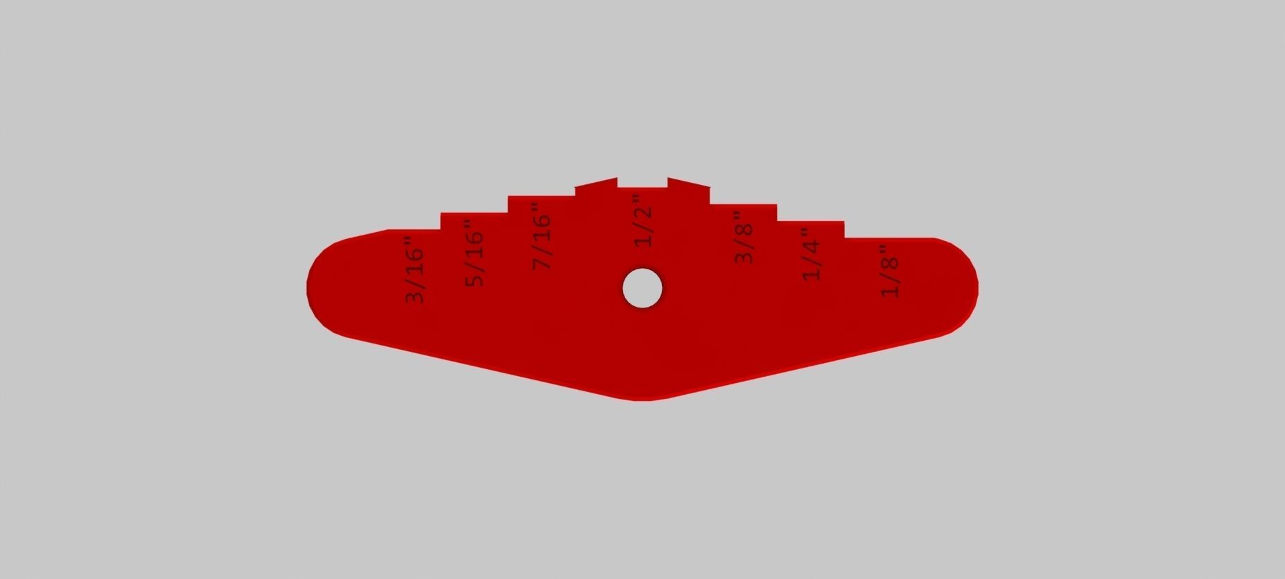 Center marker 3D print model_3