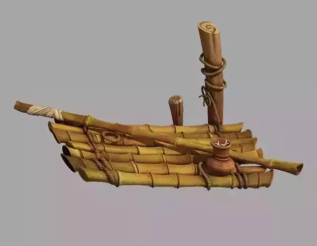 Game Southern Suburbs - Fishing Raft 06 3D model
