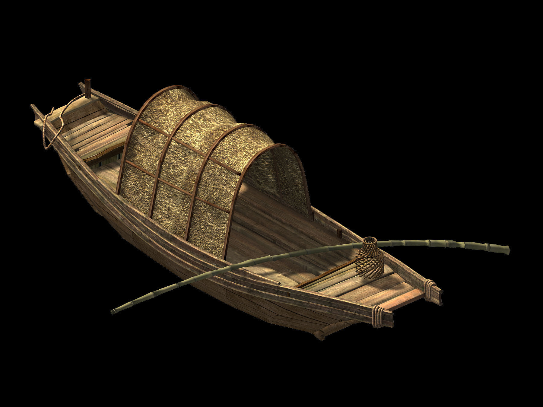 Game Journey to the West - Boat 3D model_1