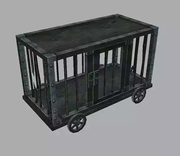 Game Vampire - prisoner iron cage car