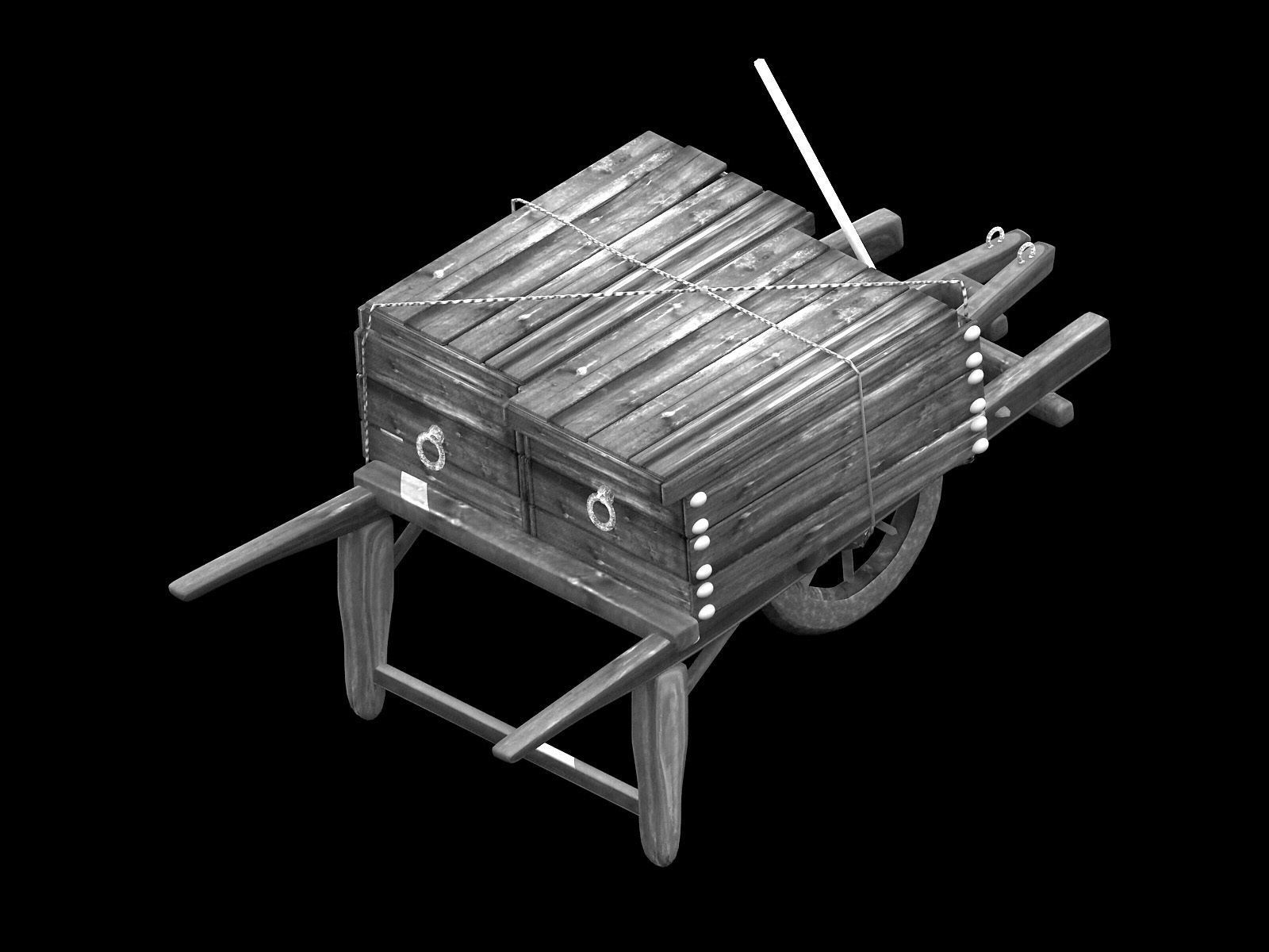 Game Transportation - Dart Truck 04 3D model_5