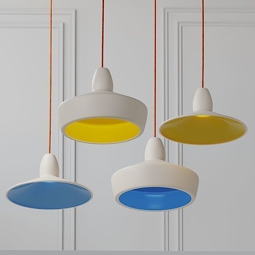 Crowdyhouse Spun Pendants 3D model