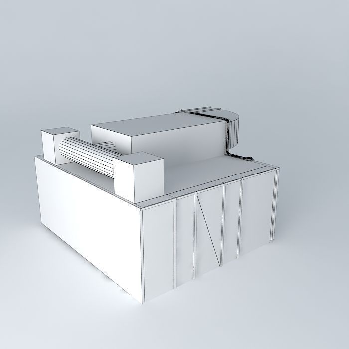 Application of paint booth  3D model_3