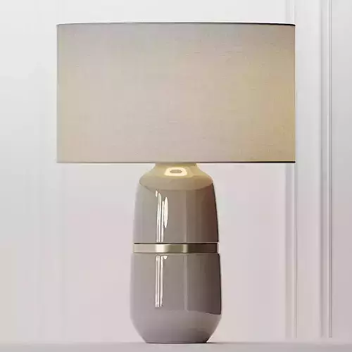 COX and COX Banded Ceramic Table Lamp 3D model
