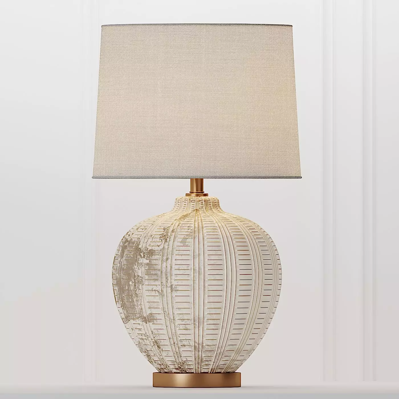 COX and COX Textured Ceramic Table Lamp 3D model_0