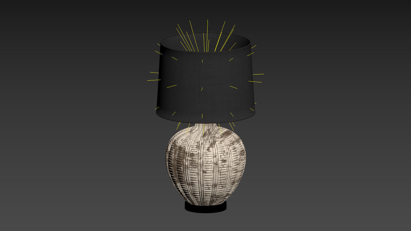 COX and COX Textured Ceramic Table Lamp 3D model_1