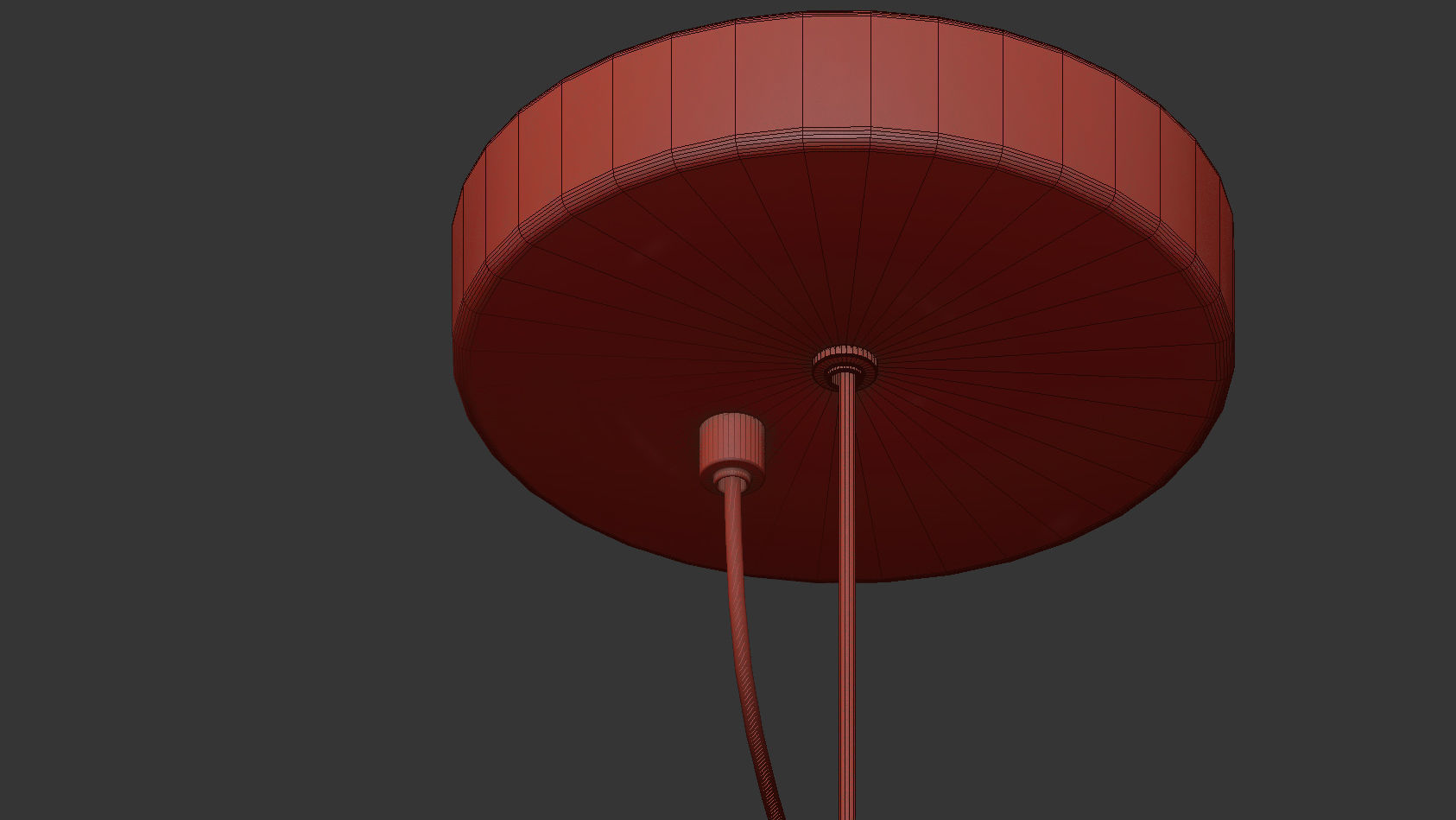 Simple Nordic Style Amber Globe Glass Shade 3D model_4
