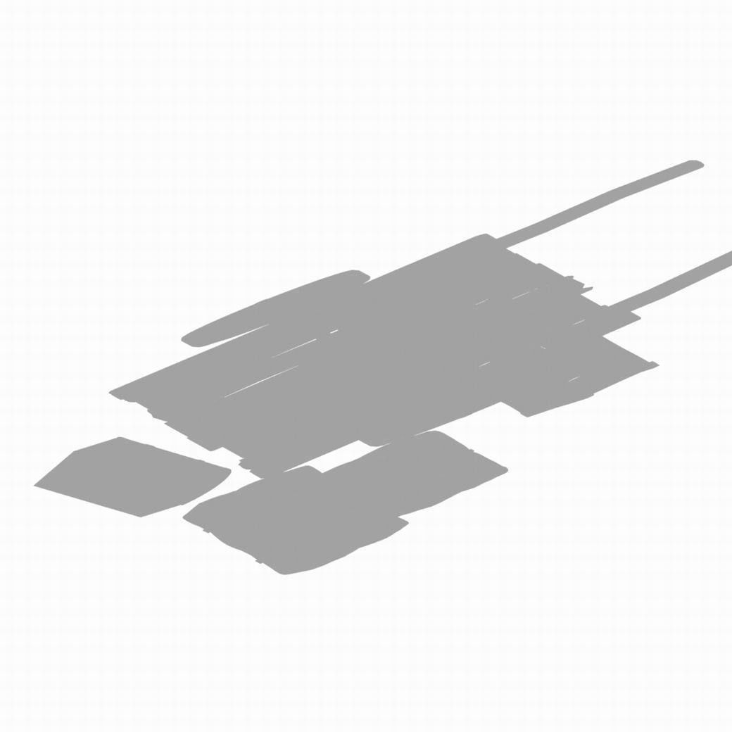 Game Transportation - Wooden Carts 3D model_4